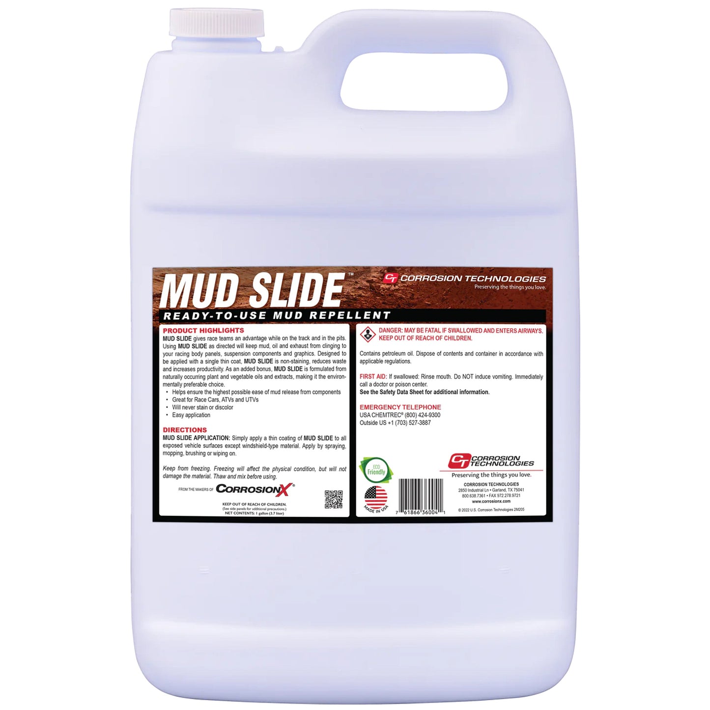 Corrosion Technologies Mud Slide 1 Gallon Jug Case of 4 MPN CNX36004-X4