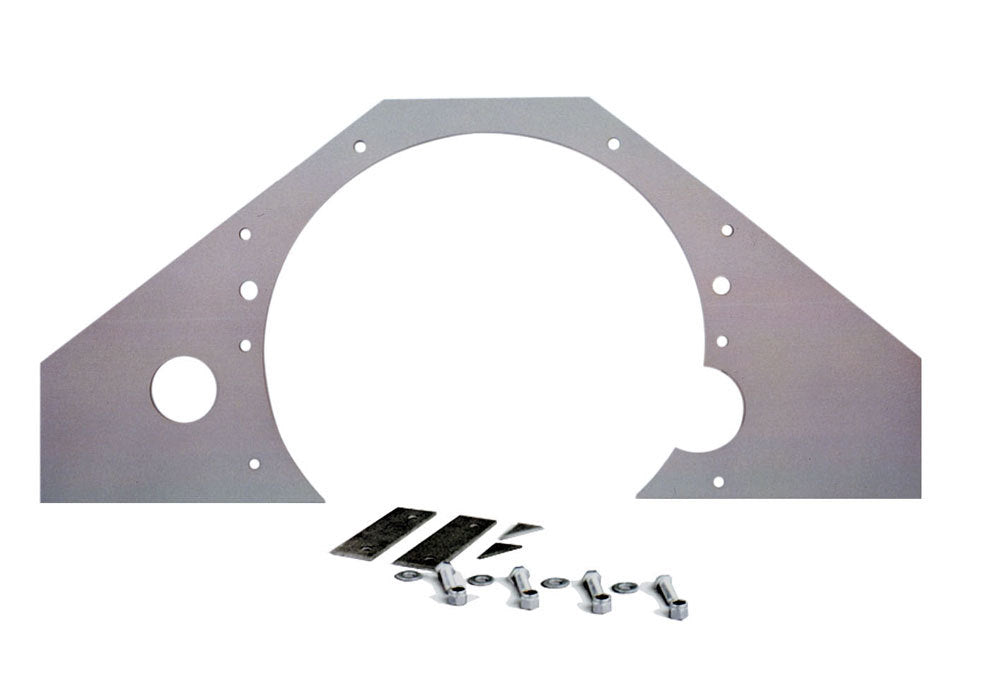 Competition Engineering Mid Motor Plate - Chevy Aluminum .188 MPN COE4030 For Chevy V6, Ram