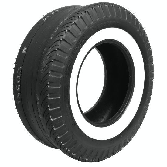 Coker Tire 1000-15 Firestone Drag 2 1/4in White Wall Tire 623048