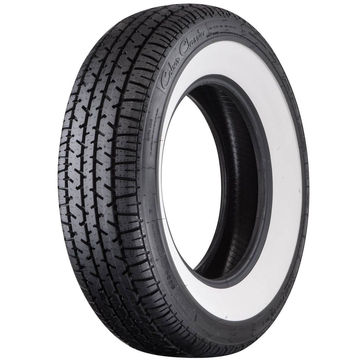 Coker Tire Tire P205/75R15 Classic SS 2-1/2 WW 737110