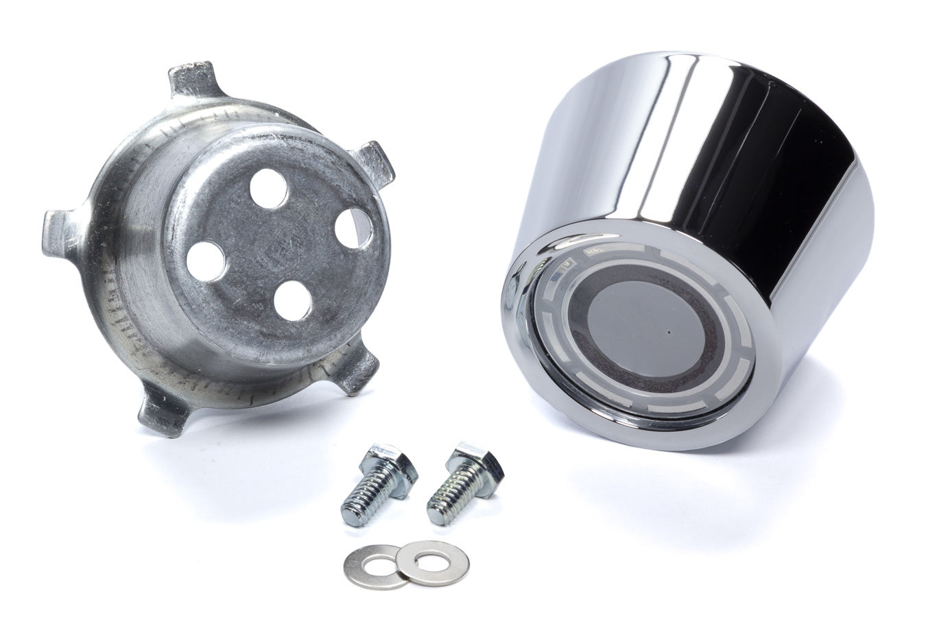 Coker Tire Magnum 500 Bullseye Hub Cap Chrome MRMCCR