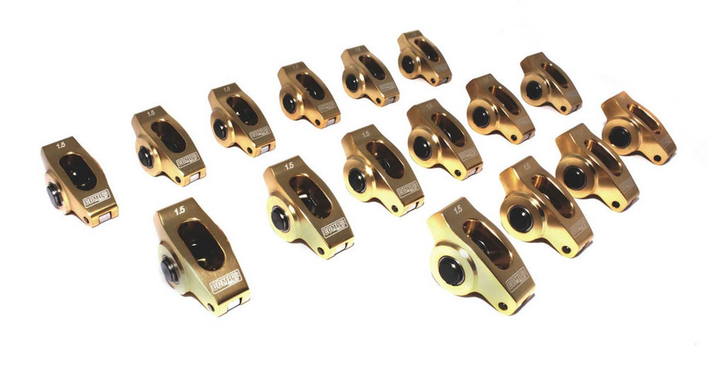 Comp Cams SBC Ultra Gold R/A's - 1.5 Ratio 7/16 Stud MPN COM19004-16 For Chevy