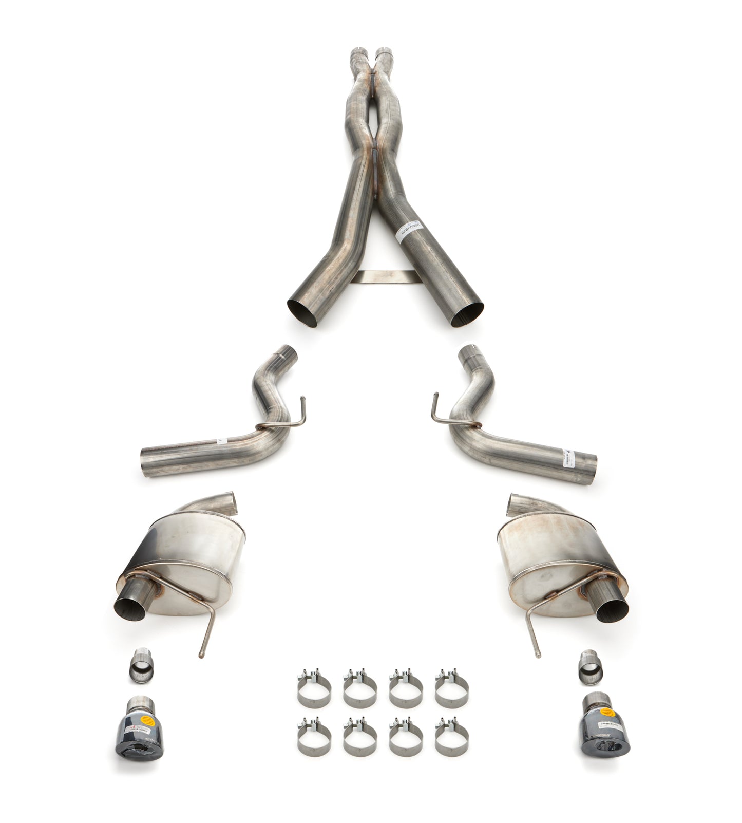 Corsa Performance 24- Mustang 5.0L Cat Back Exhaust MPN COR21250BLK For Ford Coyote, Mustang 2024