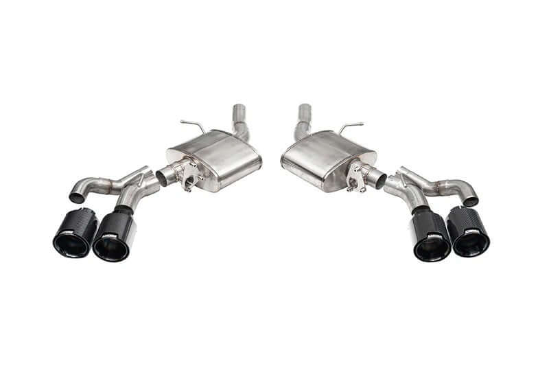 Corsa Performance 24- CT5-V Blackwing Axle Back Exhaust Blk CF 21322CFBLK