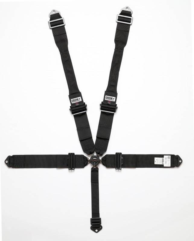Crow Safety Gear 5 Way Kam Lock DB Harness Alum Black MPN CRW11104PRB