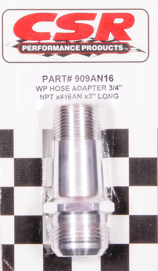 Csr Performance 3/4in NPT To #16AN Hose 909AN16