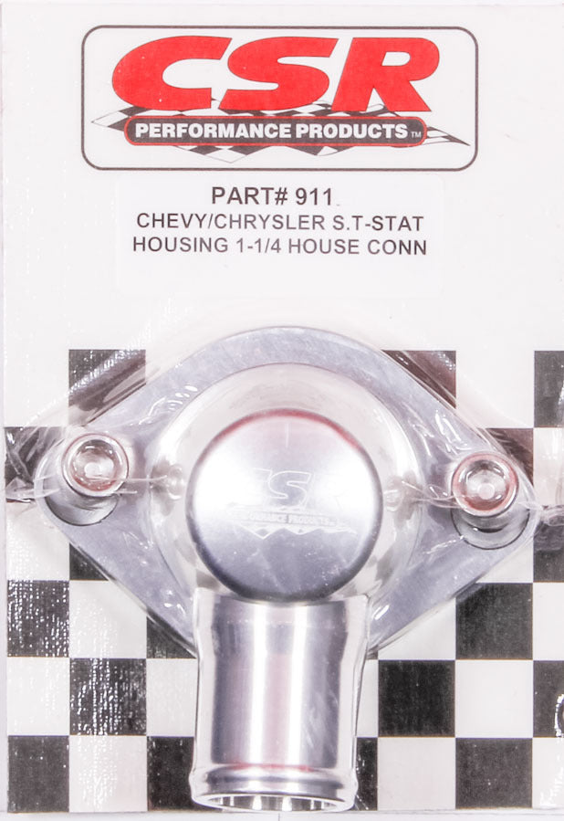 Csr Performance Swivel Thermostat Hsng. GM & Mopar 1-1/4in Hose 911-1.25C