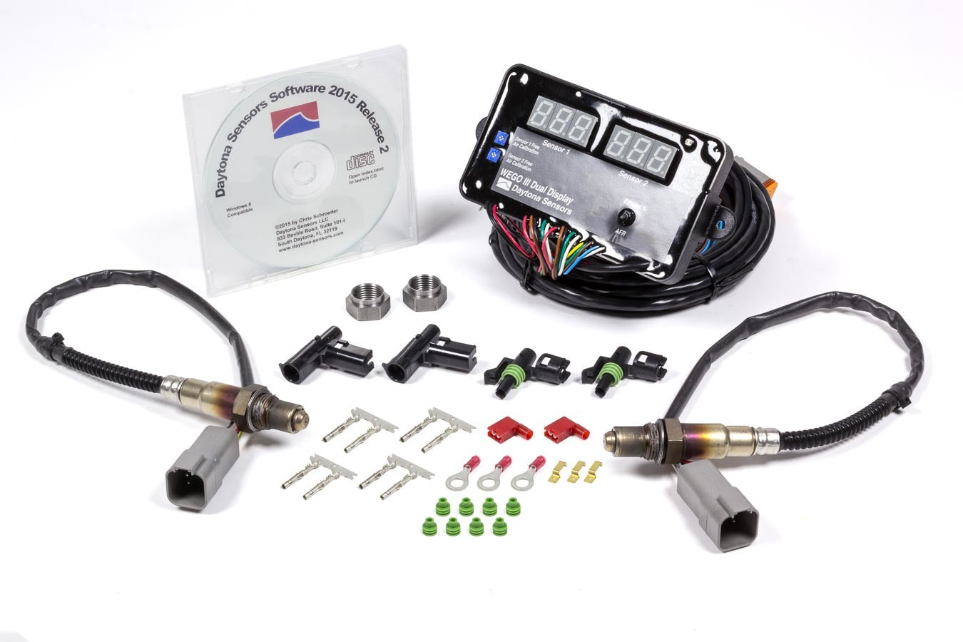 Daytona Sensors WEGO III Dual Wide-Band Air/Fuel Ratio Kit MPN DAY112005 For Universal use