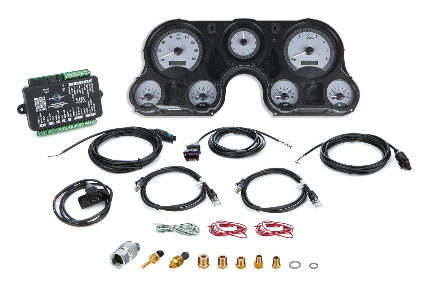 Dakota Digital 1967-72 Chevy Truck VHX Instrument System DDGVHX-67C-PA-S-B