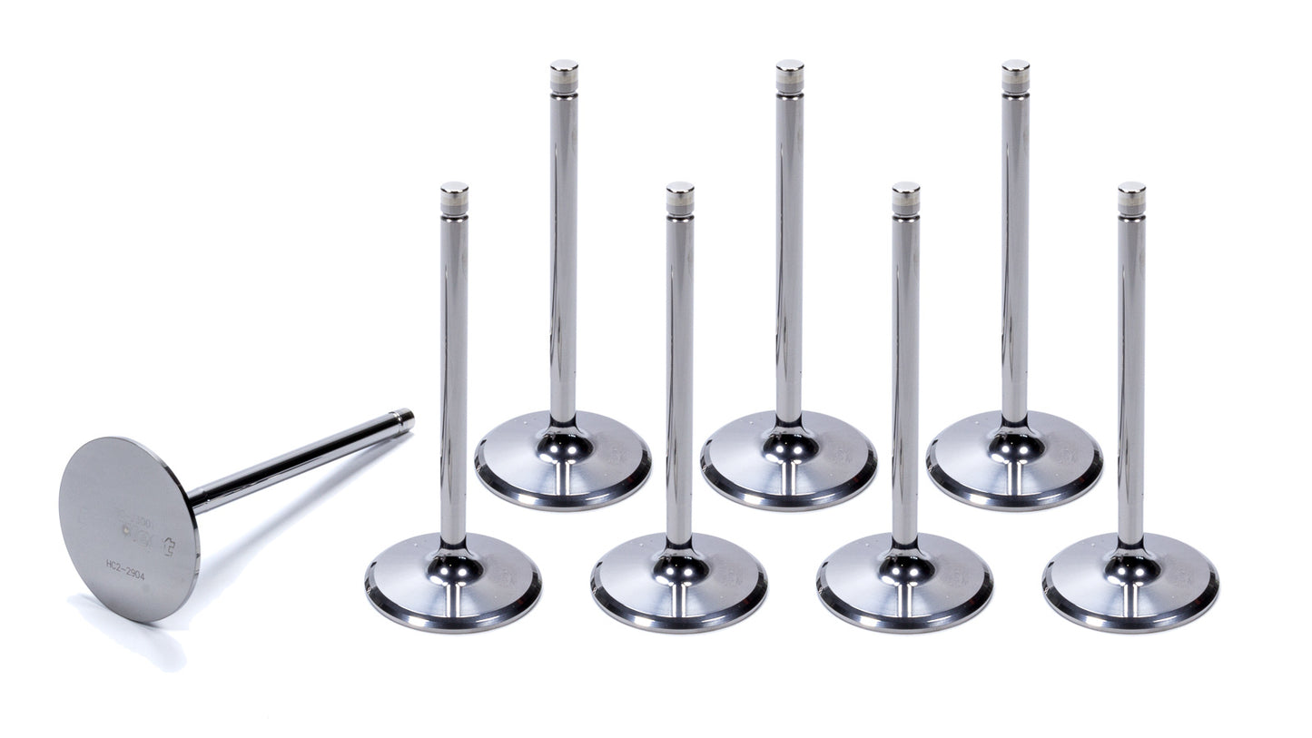 Del West 11/32 Intake Valves - 2.300 MPN DELIV-BBC-2300T-8 For Chevy