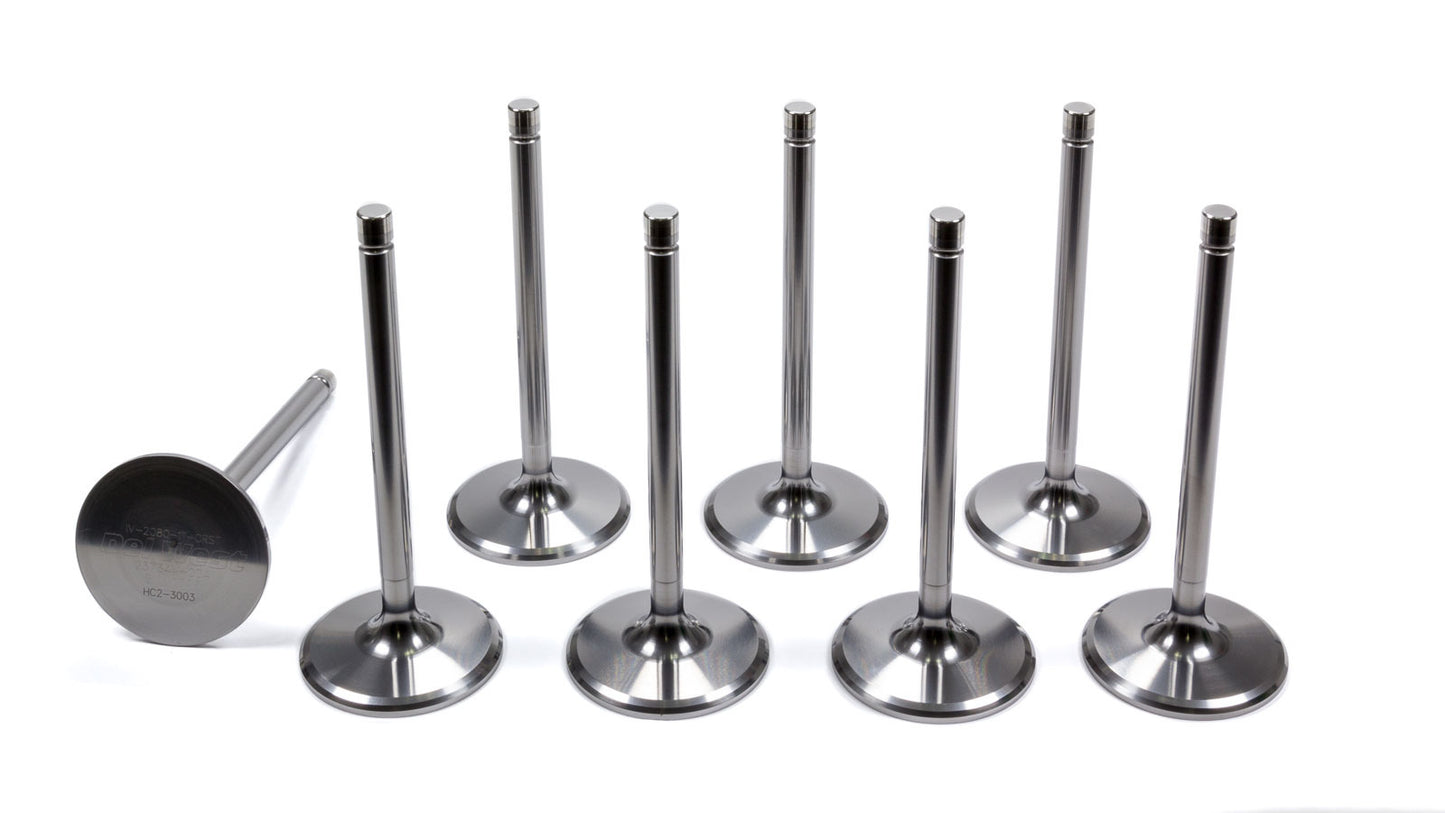 Del West 11/32 Intake Valves - 2.080 MPN DELIV2080-1T-CRST-8 For Ford, Chevy