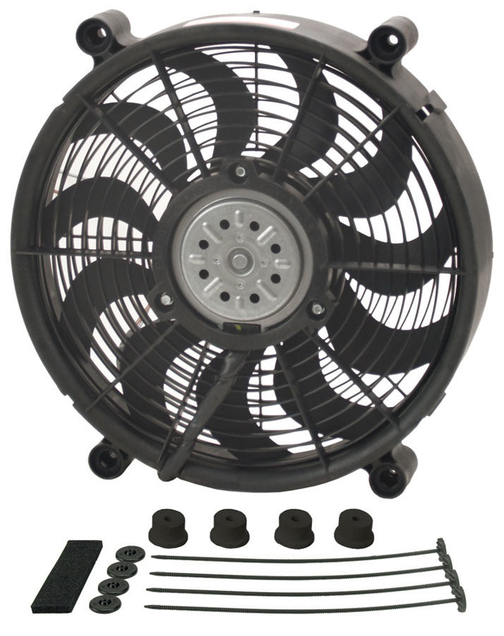 Derale 14in High Output Electrc Fan Std Kit DER18214