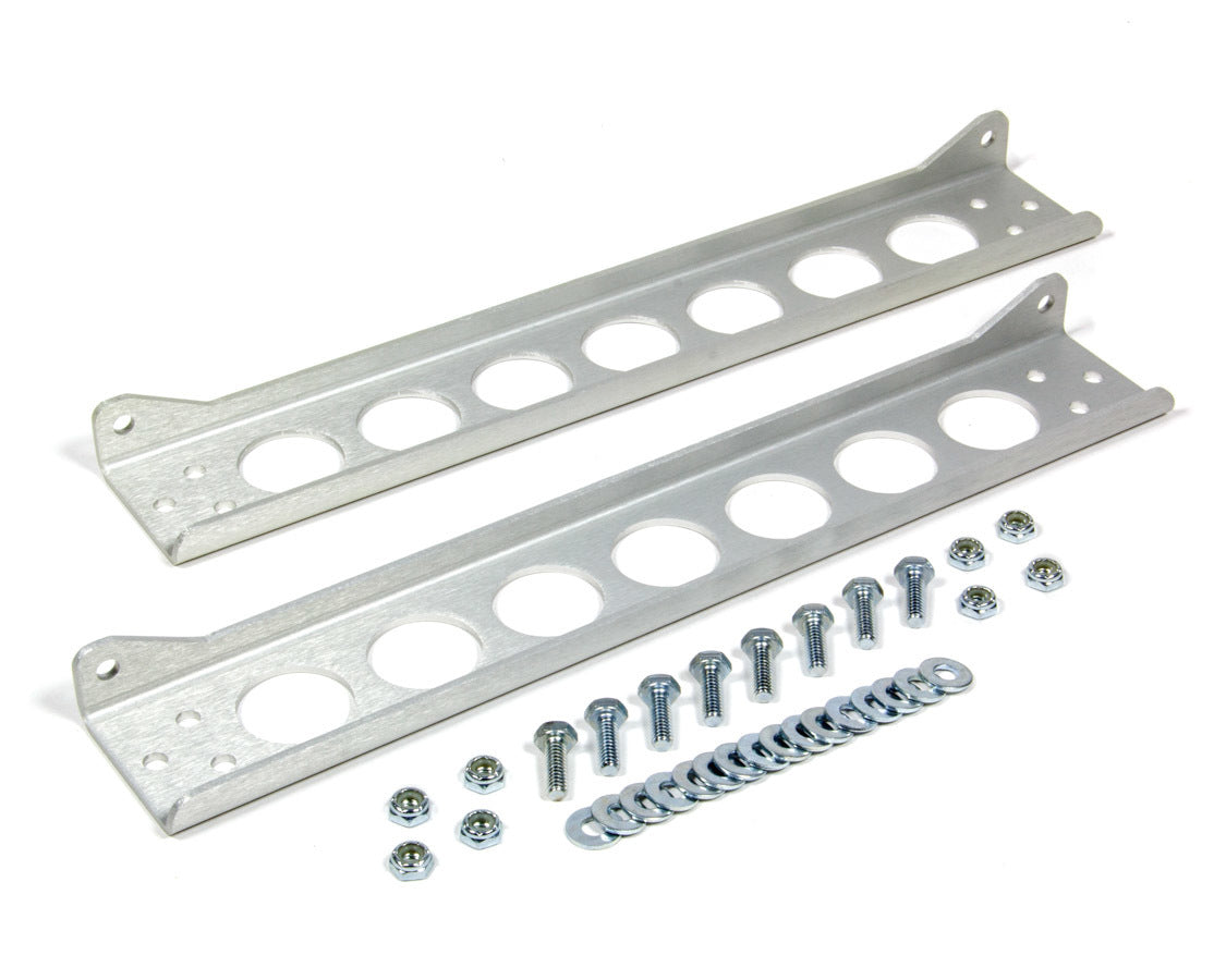 Derale Single Cooler Mounting Brackets Aluminum MPN DER50023