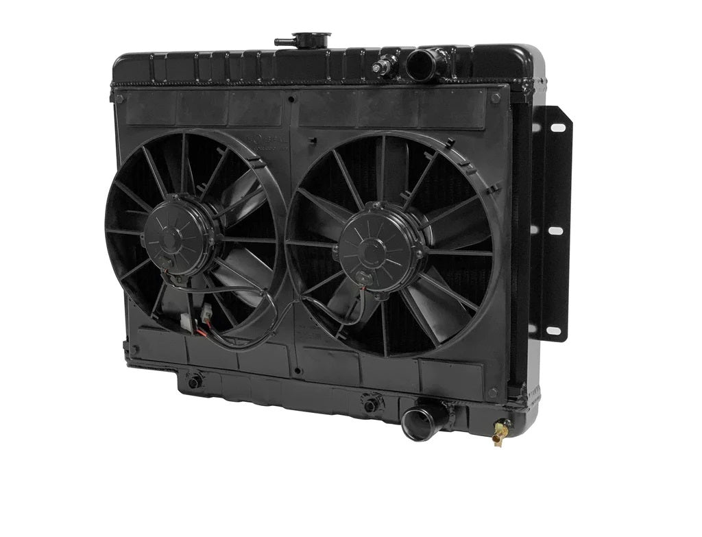 Dewitts Radiator Radiator w/Fans Impala 59-64 Auto Trans Black MPN DEW32-4239014A For GM B-Body 1959-64
