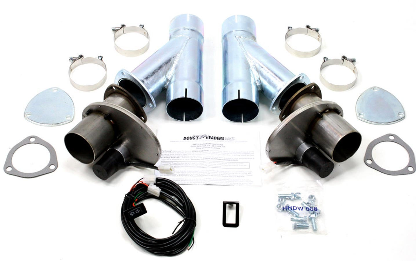 Dougs Headers Electric Exhaust Cut-Outs - 3.00 (Pair) MPN DGHDEC300AK
