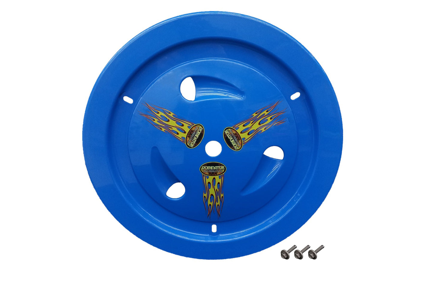Dominator Race Products Wheel Cover Bolt-On Blue Real Style 1007-B-BL