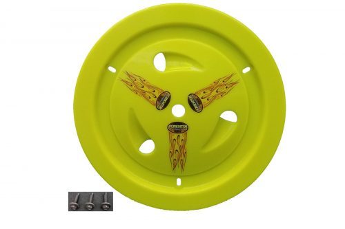 Dominator Race Products Wheel Cover Bolt-On Fluo Yellow Real Style 1007-B-FLO-YE