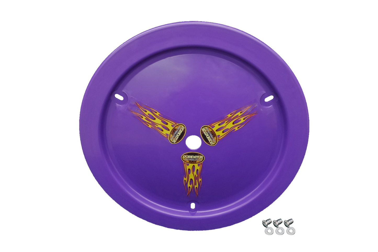 Dominator Race Products Wheel Cover Dzus-On Purple 1012-D-PU