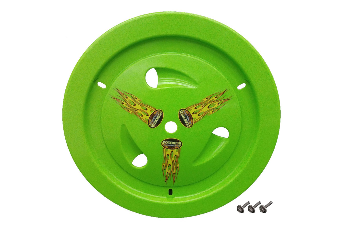Dominator Race Products Wheel Cover Bolt-On Xtr Green 1013-B-XG