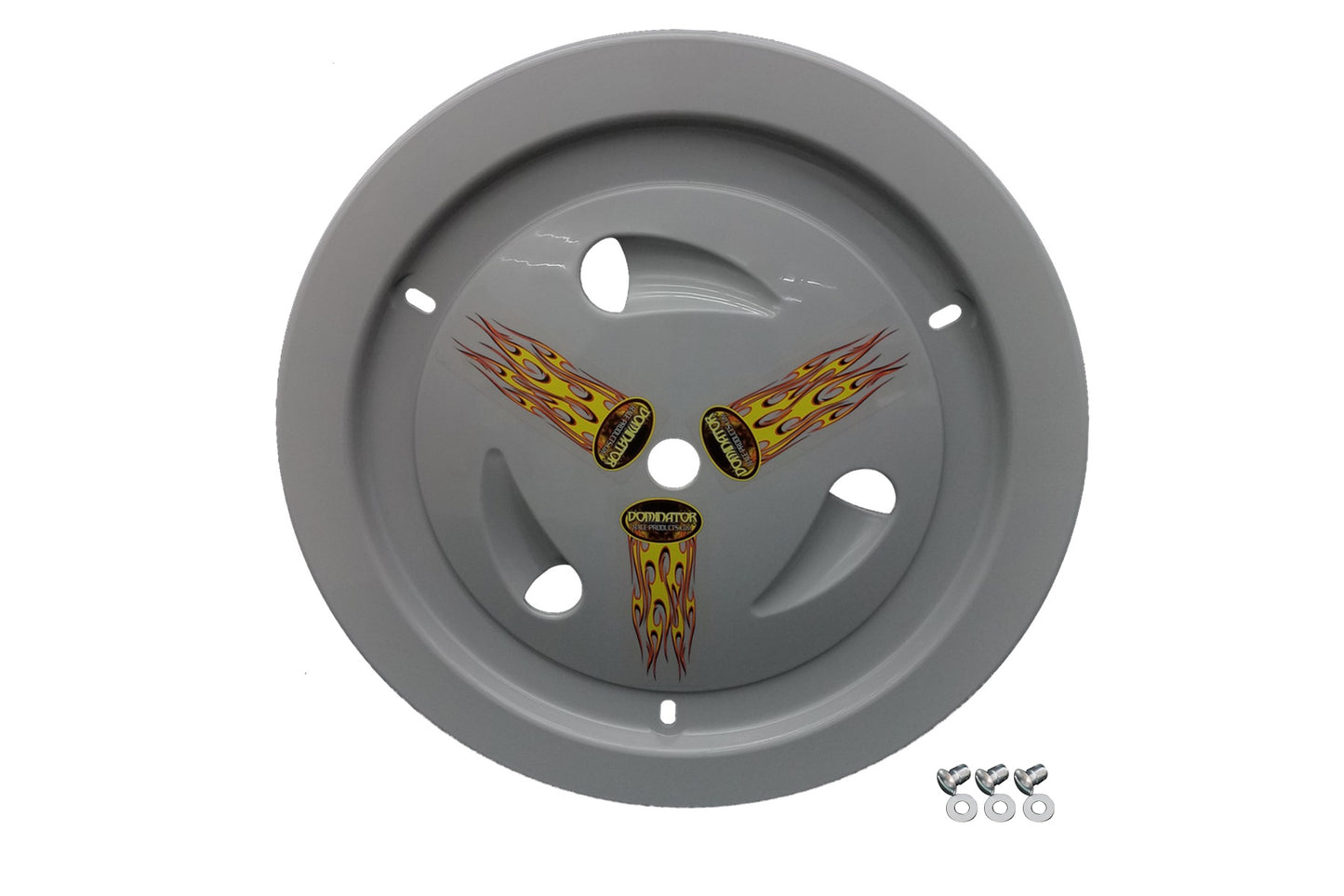 Dominator Race Products Wheel Cover Dzus-On Gray 1013-D-GRY