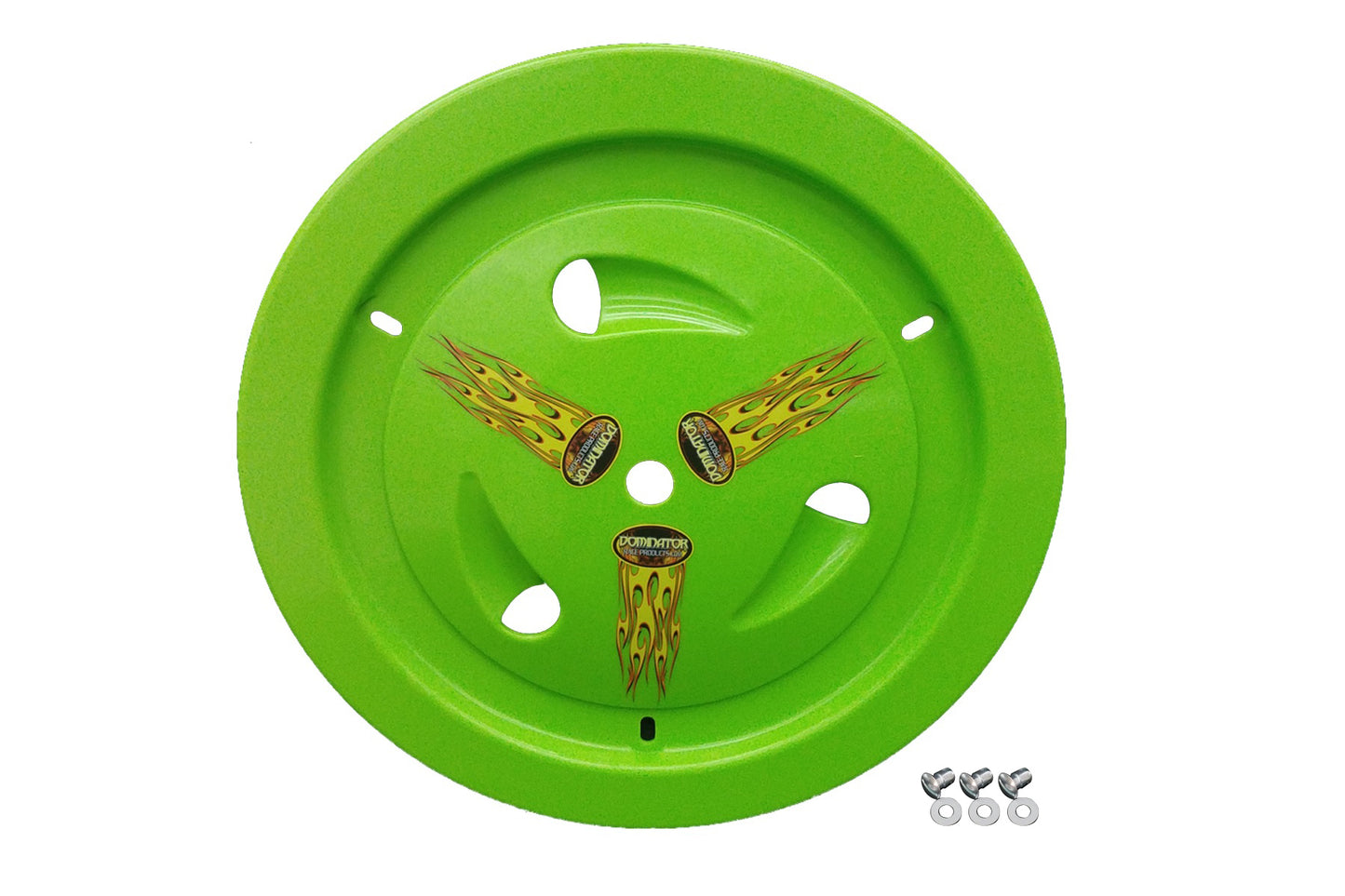 Dominator Race Products Wheel Cover Dzus-On Xtr Green 1013-D-XG