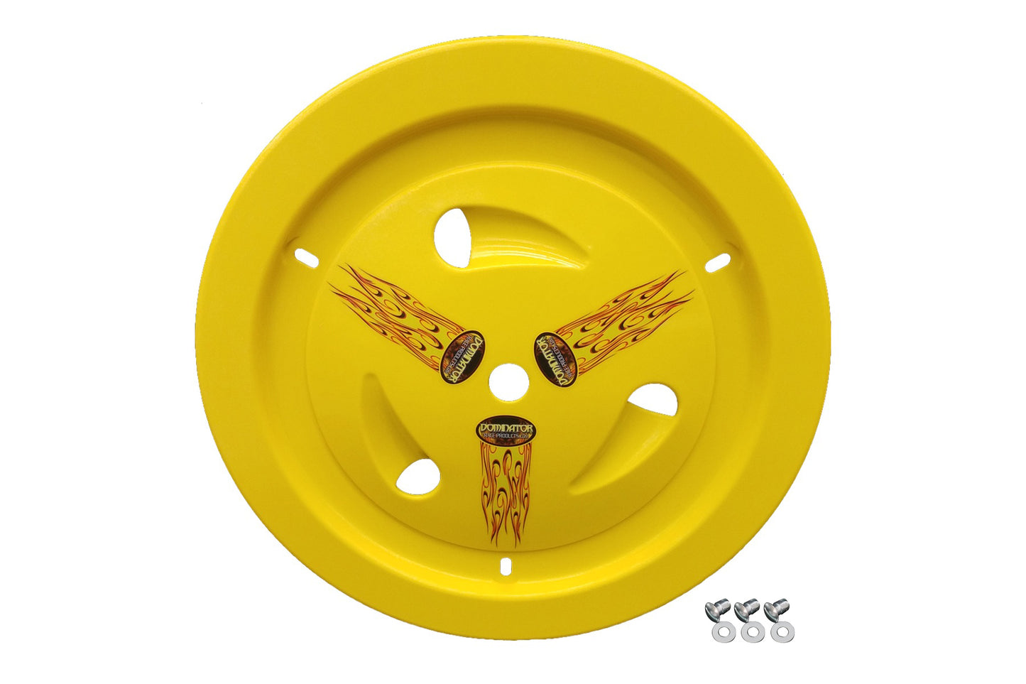 Dominator Race Products Wheel Cover Dzus-On Yellow 1013-D-YE