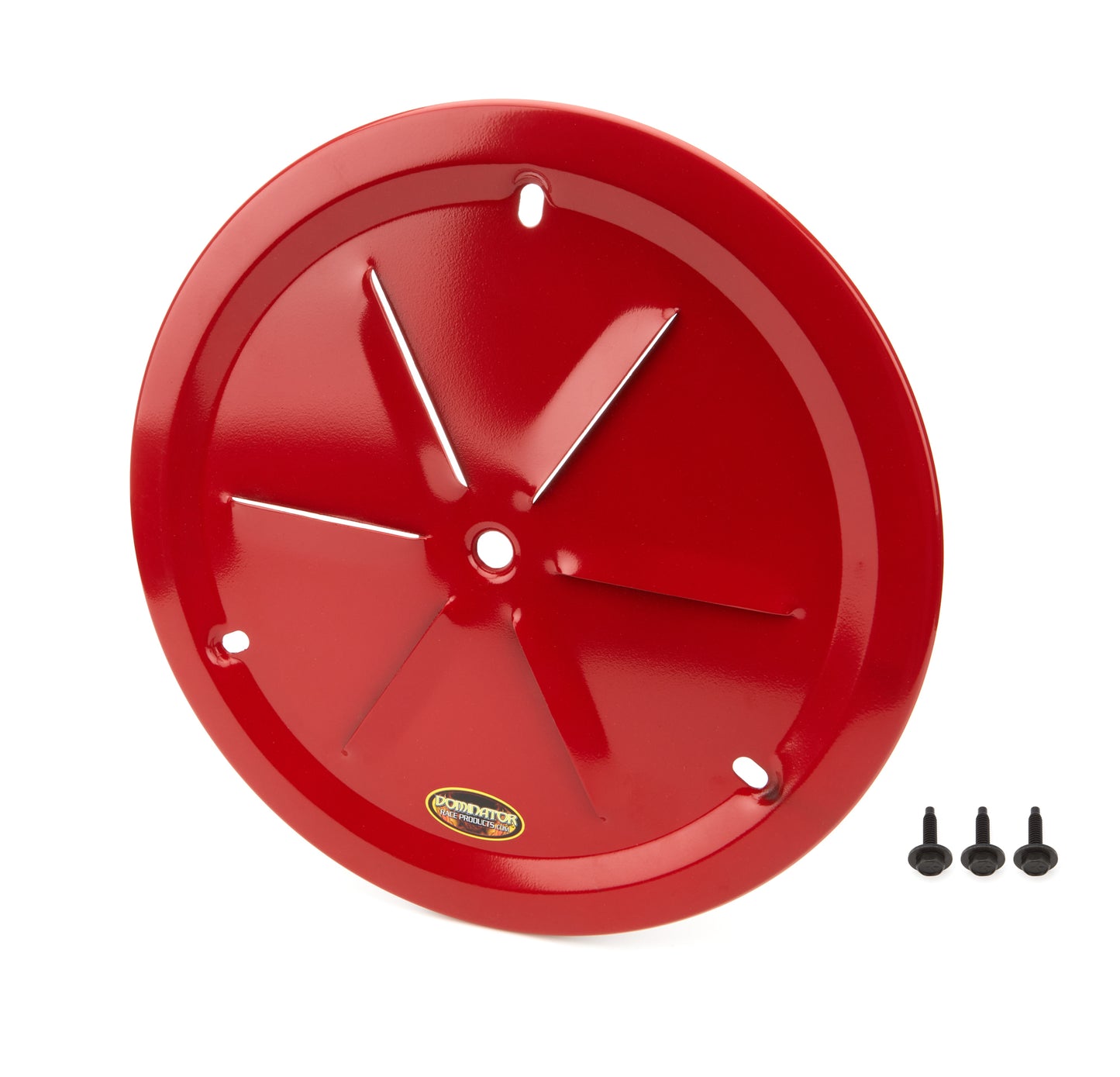 Dominator Race Products Wheel Cover Louver Vent Alum Bolt 15in Red 1031-B-RD