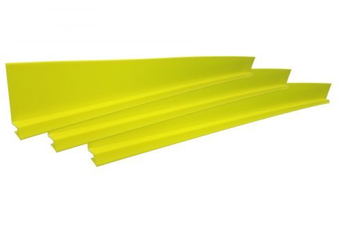 Dominator Race Products Dirt Rocker Set Flou Yellow 3pc 1100-FLO-YE