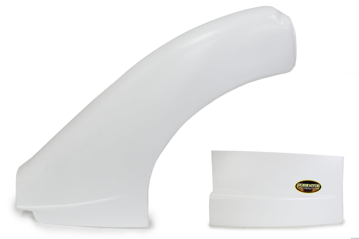Dominator Race Products Dominator Late Model Flare Left White MPN DOM2302-WH Dirt Late Model