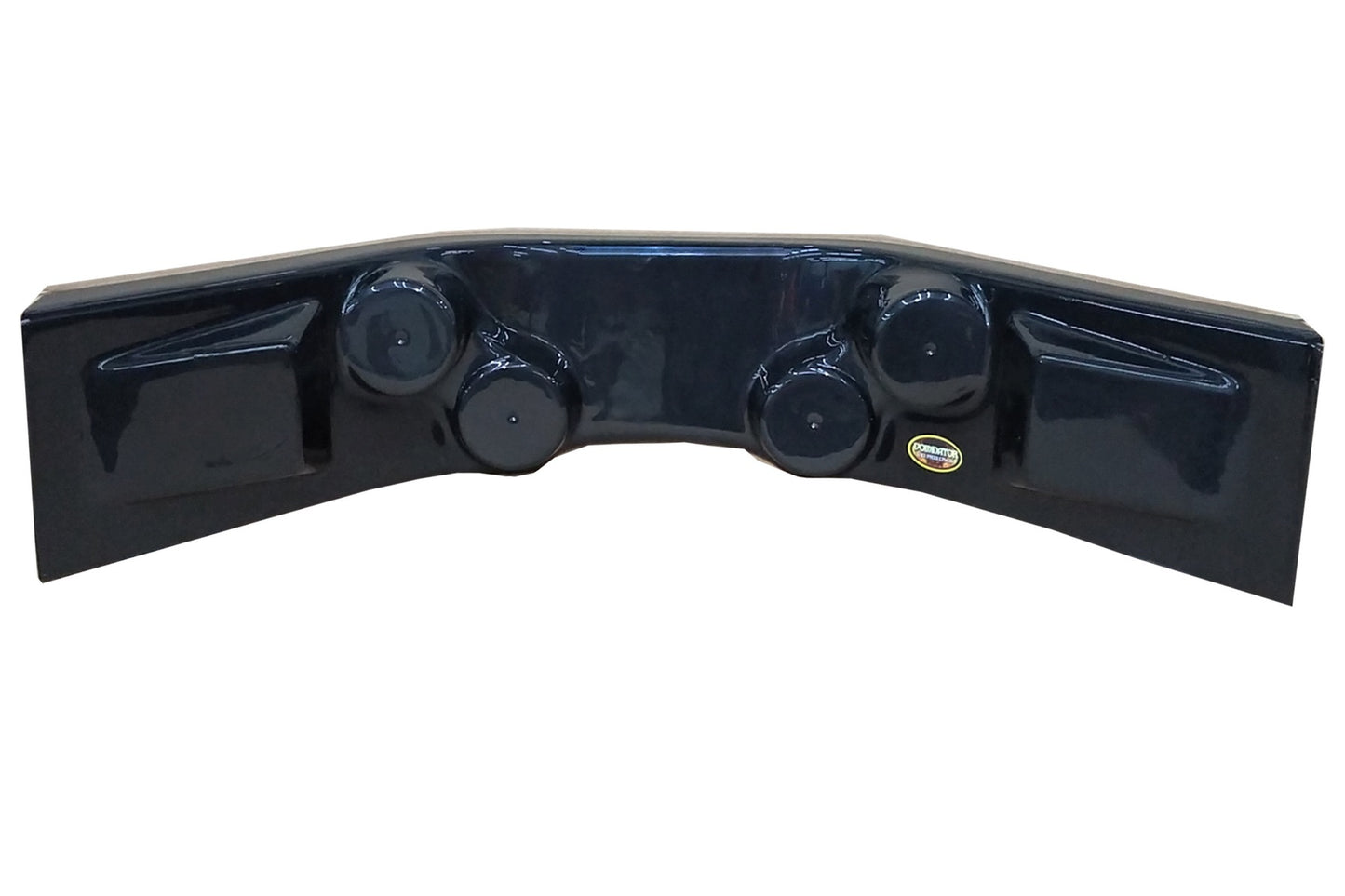 Dominator Race Products Dash Panel Curved Black 30in w x 12in d x 6.5in MPN DOM910-BK