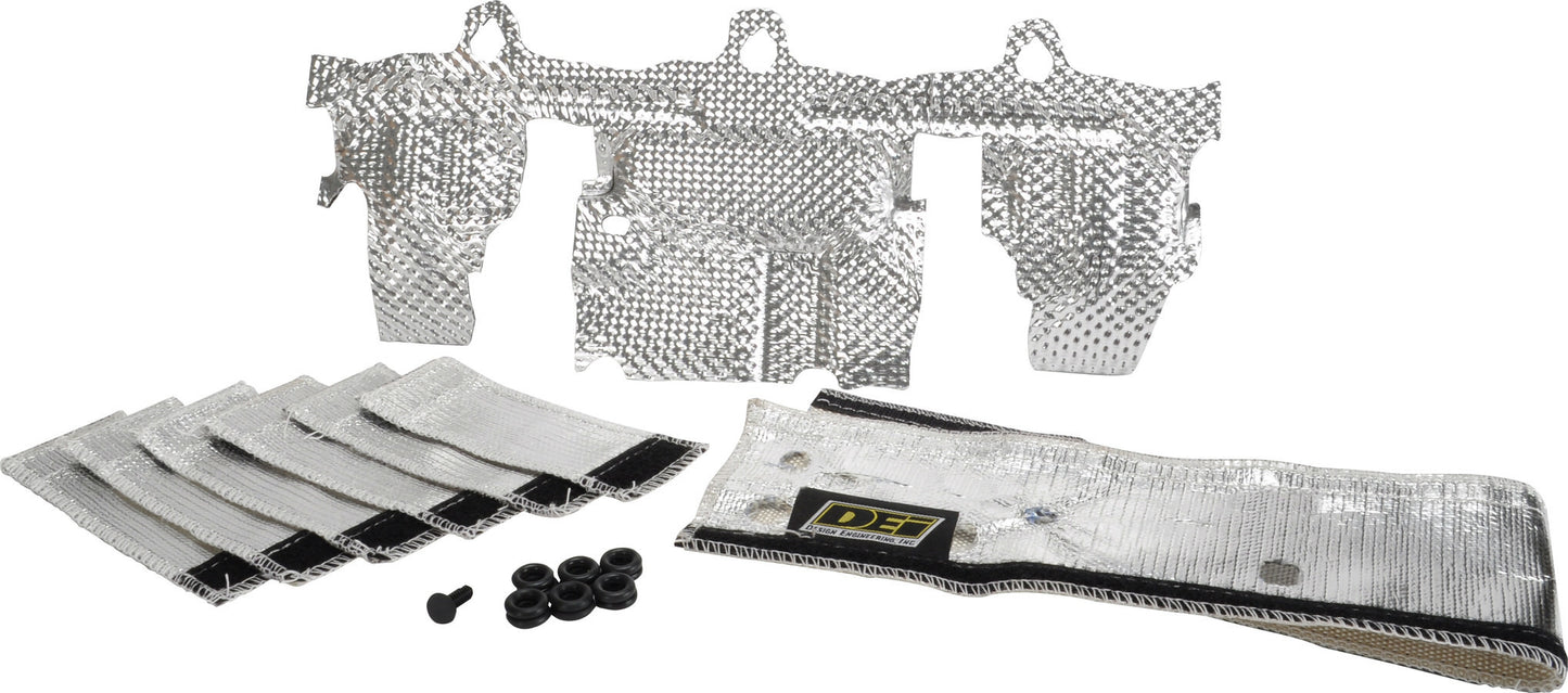 Design Engineering Jeep Fuel Rail & Injecto r Cover Heat Sheild Kit MPN DSN10378 For Jeep Wrangler TJ 1997-2004