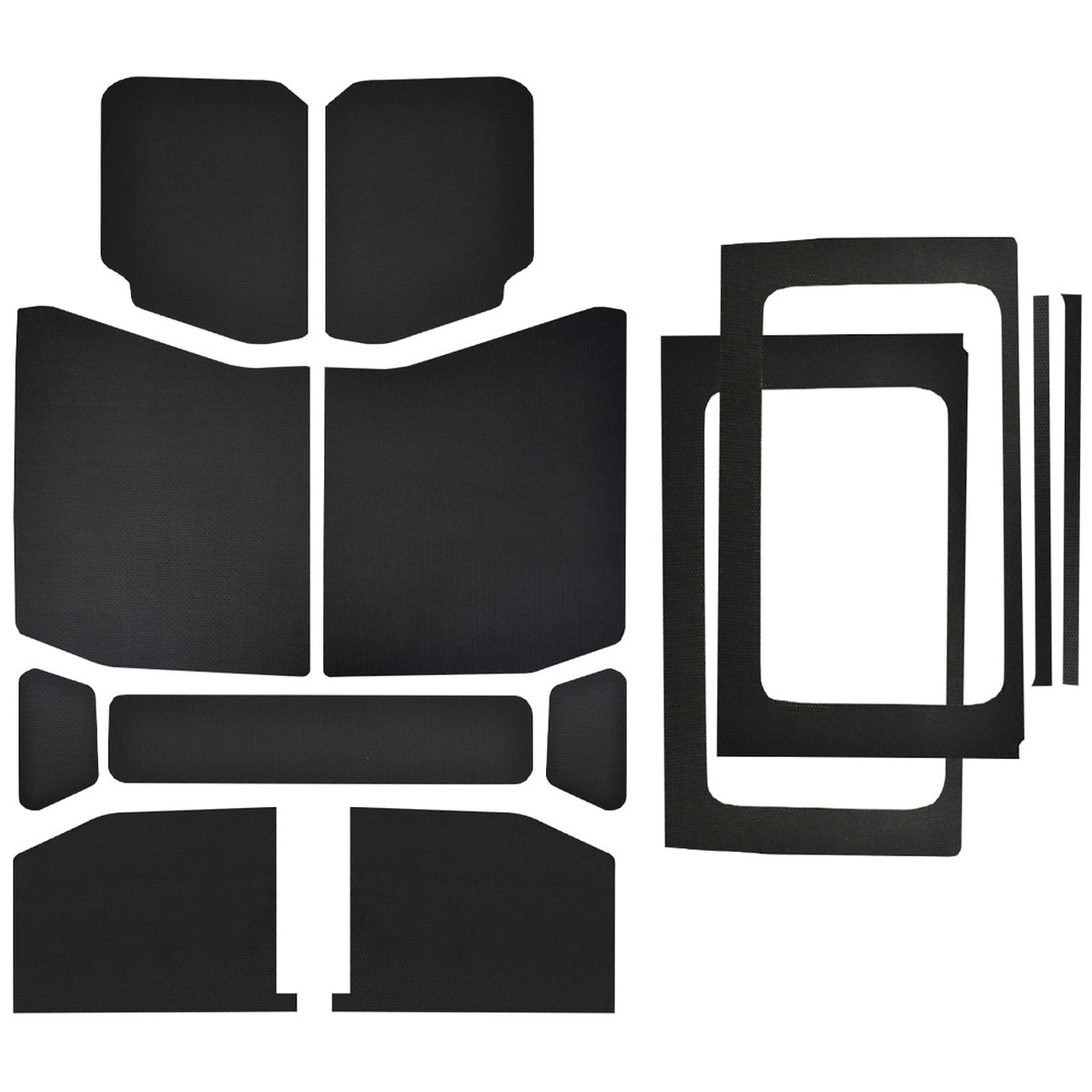 Design Engineering Jeep JL 4 DR 18- Headl iner Kit Black Leather MPN DSN50182 For Jeep Wrangler JL 2018-22