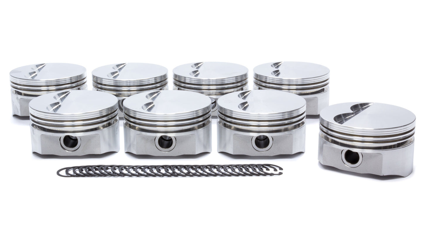 Dss Racing SBC E Piston Set 4.030 F/T -5cc MPN DSS8710-4030 For Chevy