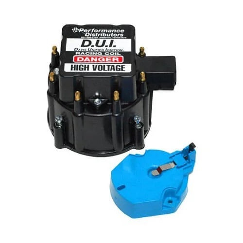 Performance Distributors Cap Rotor & Coil Kit GM HEI Racing Kit 121000BK