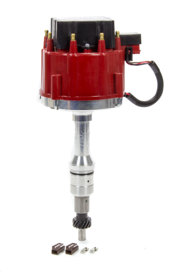 Performance Distributors Racing Distributor SBF 351W Red Cap w/o Vac Adv MPN DUI358212RD For Ford Pickup
