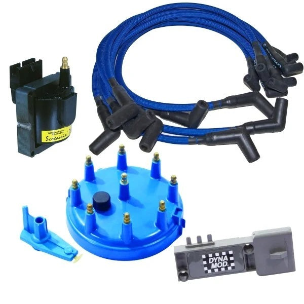 Performance Distributors Ignition Kit Firepower 84-93 Mustang Blue 5-0KIT-BL