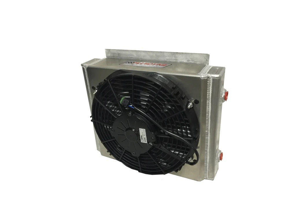 Fluidyne Performance Transmission Cooler w/ Fan Dbl Pass OGEN.DB-30613.DP.F