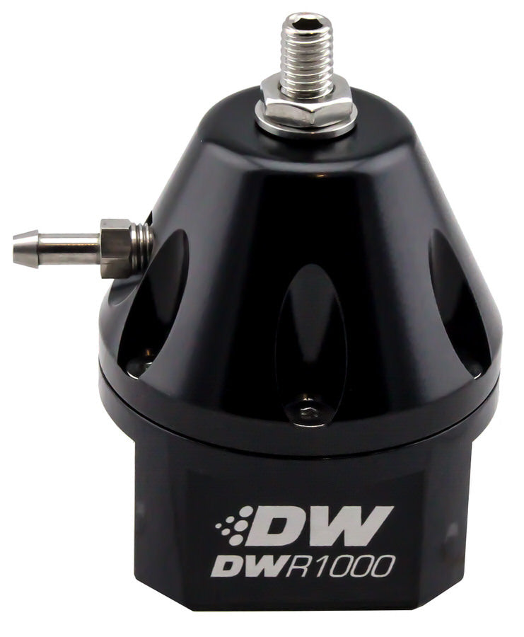 Deatschwerks Fuel Pressure Regulator Adjustable Black Finish MPN DWK6-1000-FRB