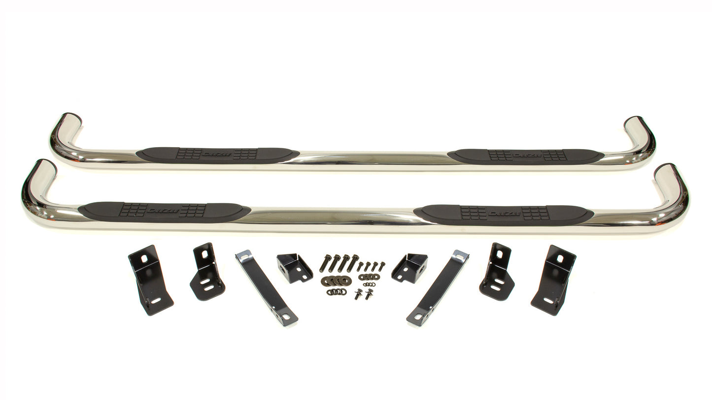 Dee Zee 3in Round Step Bars 14- GM P/U Crew Cab MPN DZZ372533 For GM Fullsize Truck 2001-19