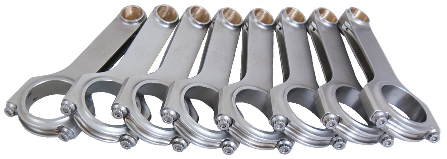 Eagle SBC 4340 Forged H-Beam Rods 6.000 MPN EAGCRS6000B3D2000 For Chevy