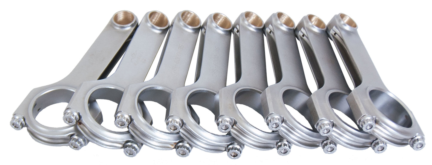 Eagle SBC 4340 Forged H-Beam Rods 6.000 MPN EAGCRS6000B3DL19 For Chevy