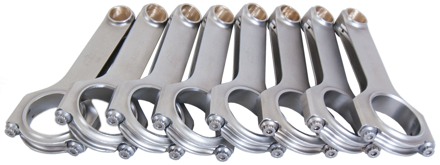 Eagle SBC 4340 Forged H-Beam Rods 6.200 MPN EAGCRS6200B3D For Ford, Chevy