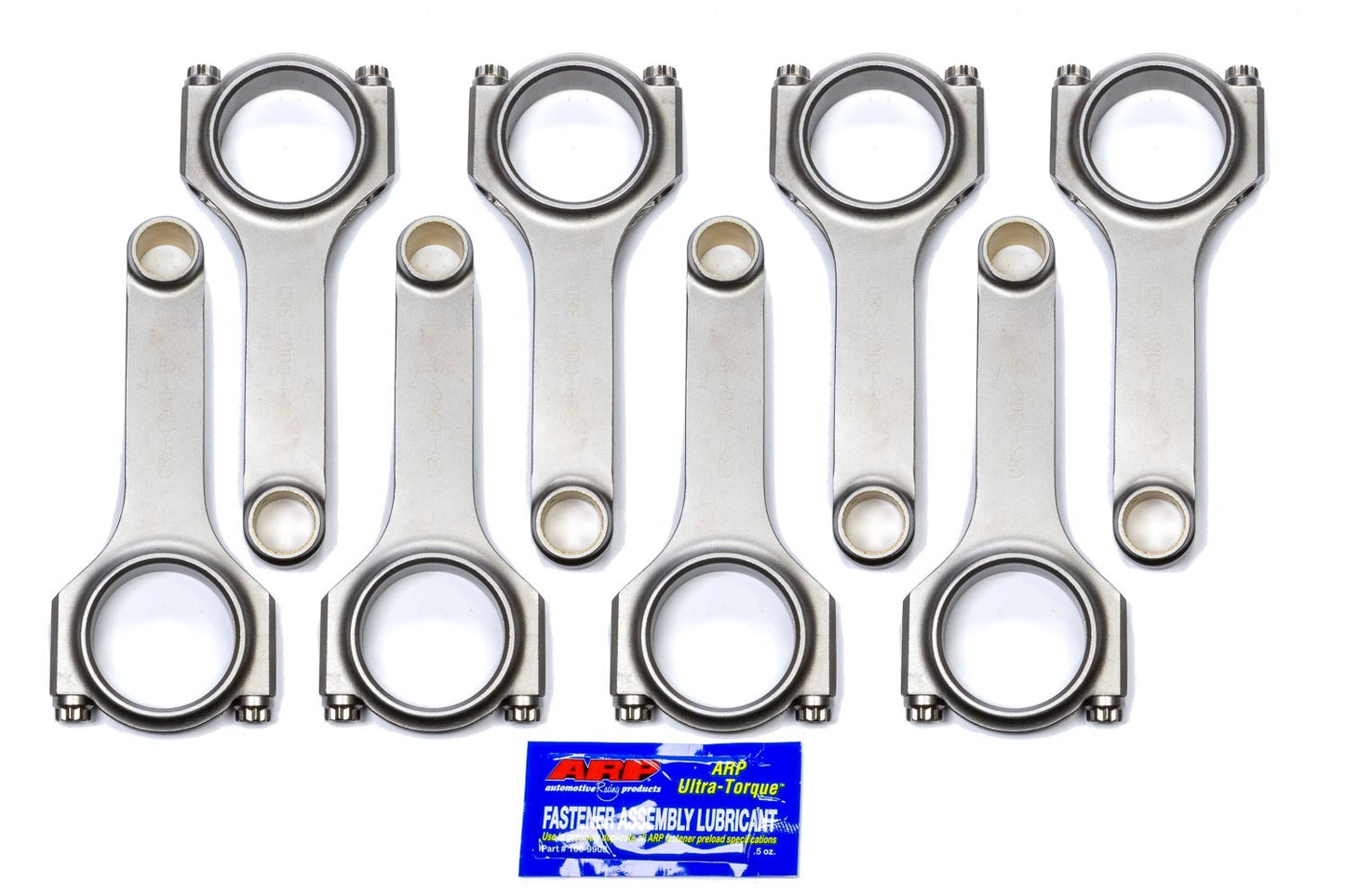 Eagle SBC 4340 Forged H-Beam Rods 6.200 w/L19 Bolts MPN EAGCRS6200B3DL19 For Ford, Chevy