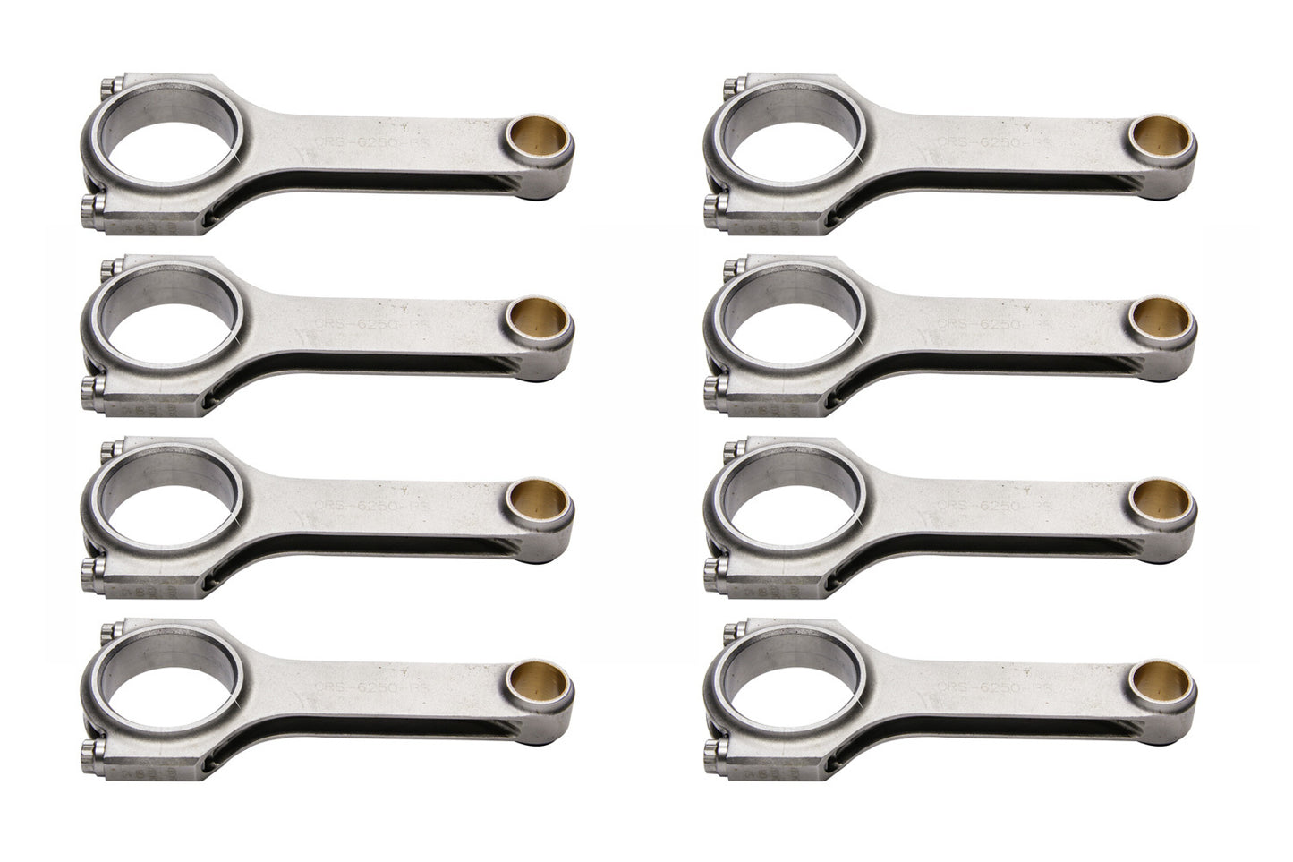 Eagle SBC 4340 Forged H-Beam Rods 6.250 MPN EAGCRS6250B3DL19 For Ford, Chevy
