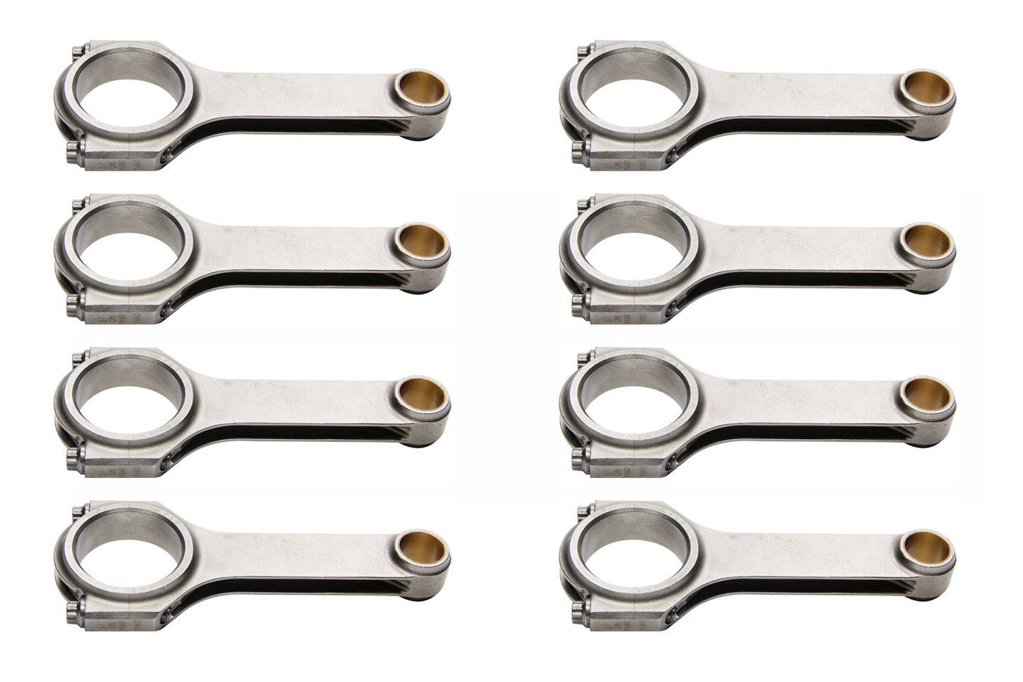 Eagle BBC 4340 Forged H-Beam Rods 6.535 w/ARP2000 MPN EAGCRS65353D2000 For Chevy