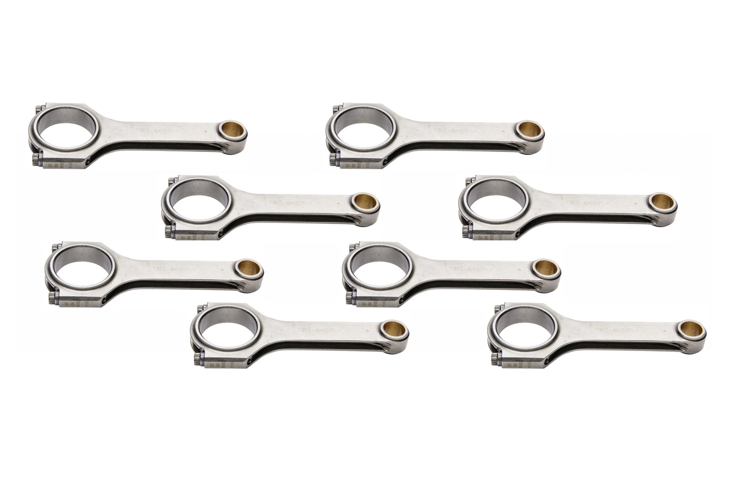 Eagle Ford 5.4L 4130 Forged H-Beam Rods 6.657in CRS6657F3D