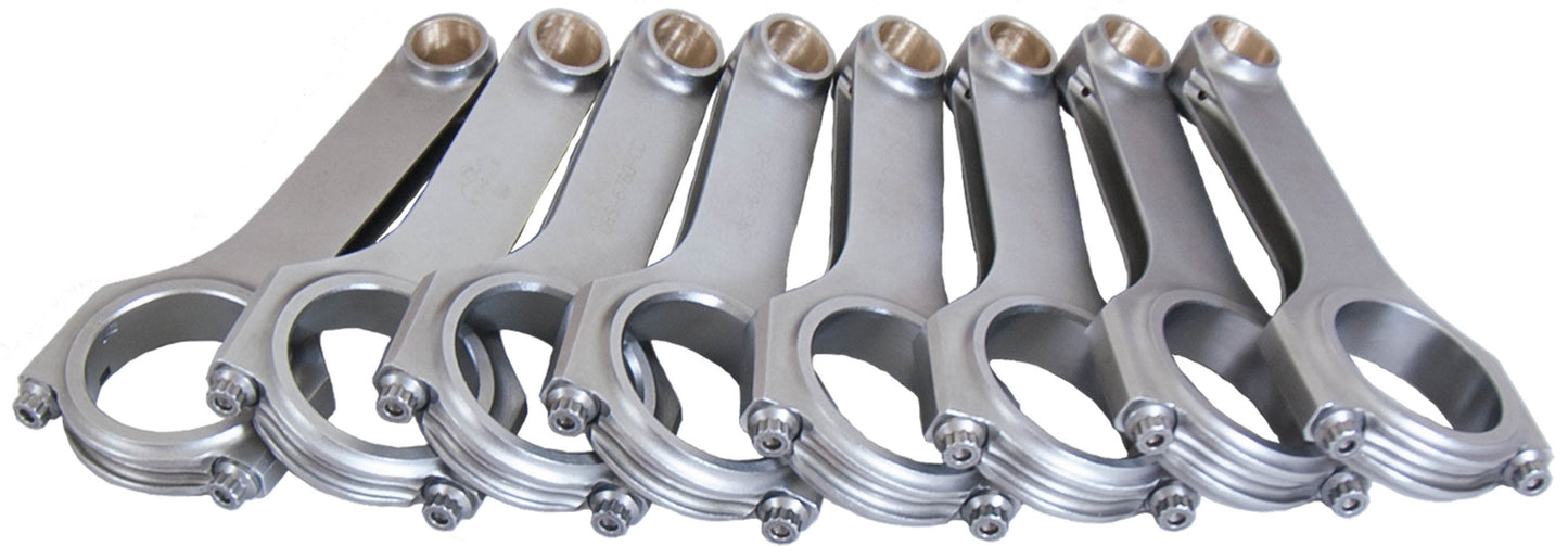 Eagle BBM 4340 Forged H-Beam Rods 6.760in w/.990 Pin MPN EAGCRS6760B3D For Mopar