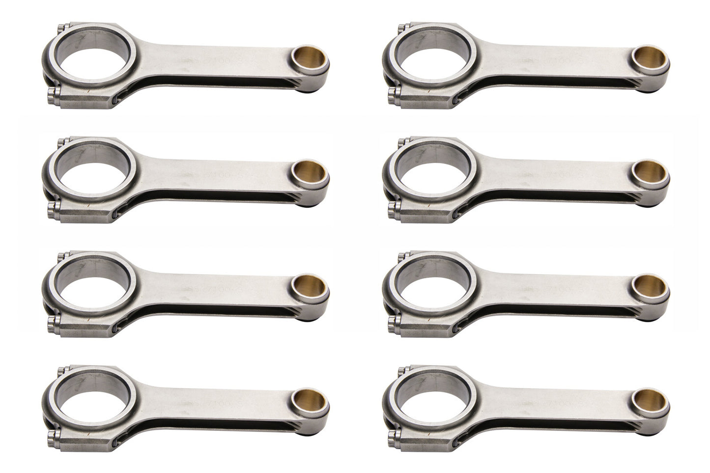 Eagle BBC 4340 Forged H-Beam Rods 7.100in MPN EAGCRS7100C3DL19 For Chevy, Mopar
