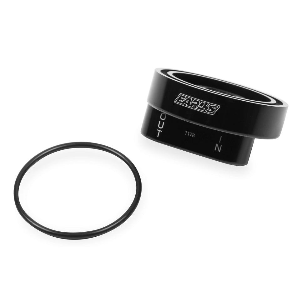 Earls Billet Alum Oil Filter By-Pass Adapter MPN EAR1178ERL
