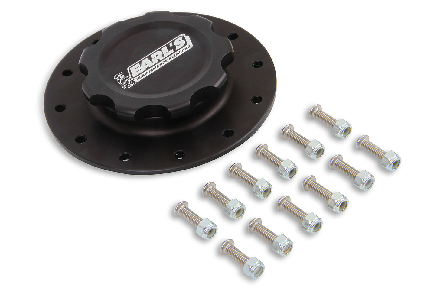 Earls Alm Fuel Cell Cap & Bung w/12 Bolt Flange MPN EAR166017ERL